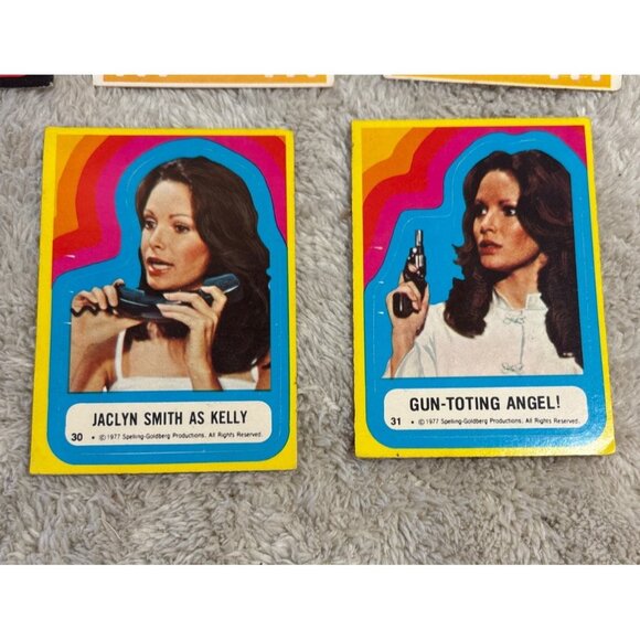Vintage 1977 Charlies Angels & Grease Trading Card Sticker Set - Picture 2 of 7